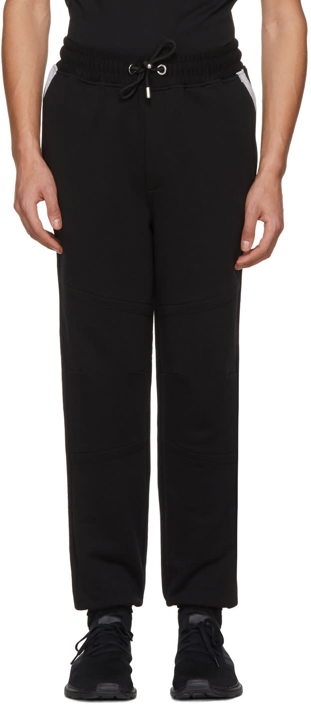 Versus Black Logo Band Lounge Pants