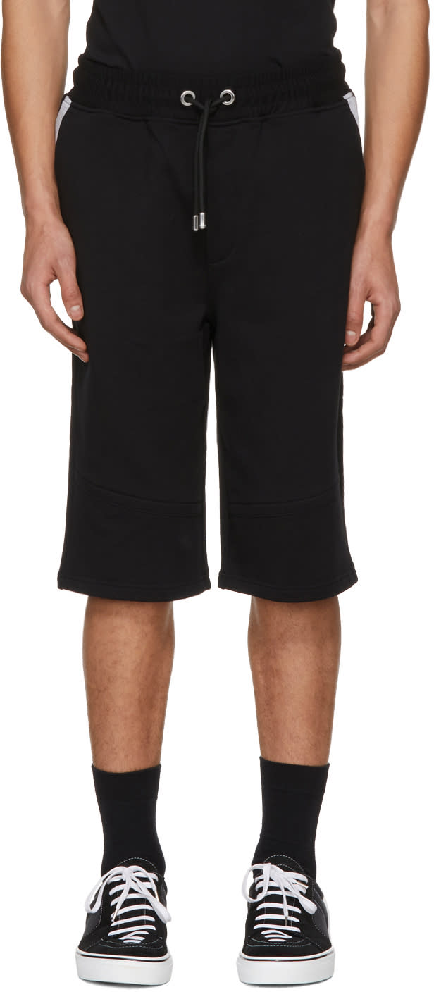 Versus Black Logo Band Shorts