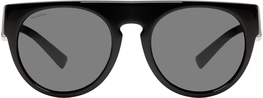 Versace Black Greca Rock Sunglasses