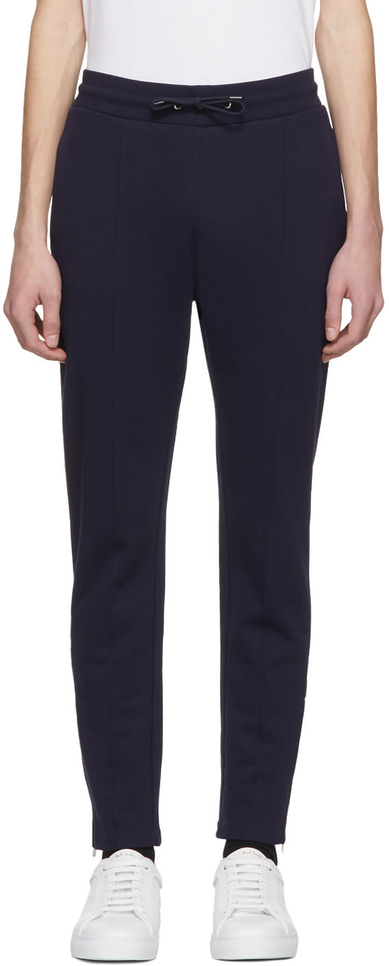 Ps By Paul Smith Navy Jogger Zip Lounge Pants