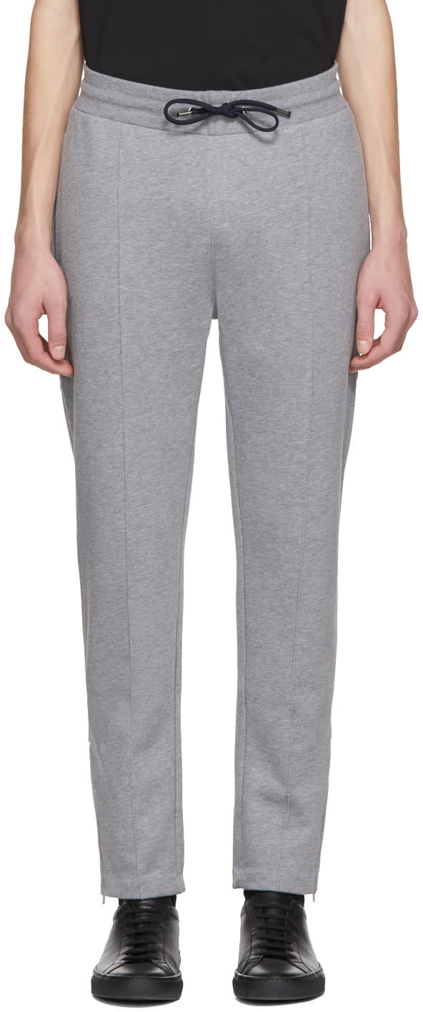 Ps By Paul Smith Grey Jogger Zip Lounge Pants