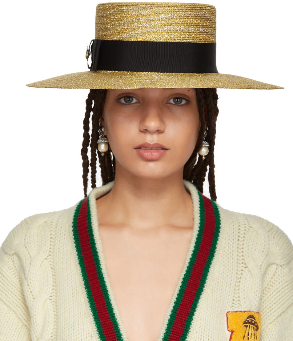 gucci lurex papier hat