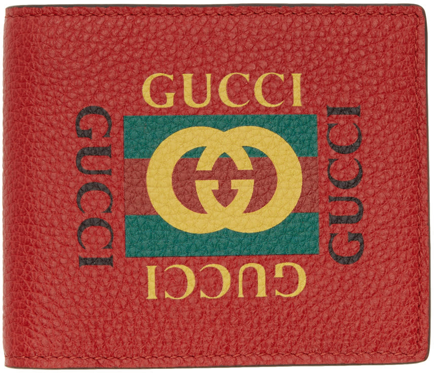 Gucci Red Logo Wallet