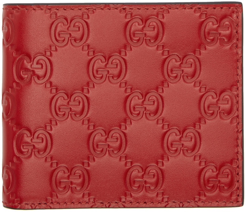 Gucci Red gucci Signature Wallet