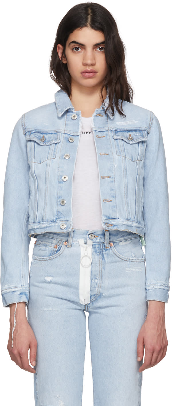 ブルー デニム タイニー ジャケット