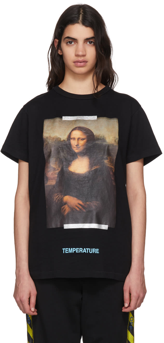 Off-white Black Monalisa T-shirt
