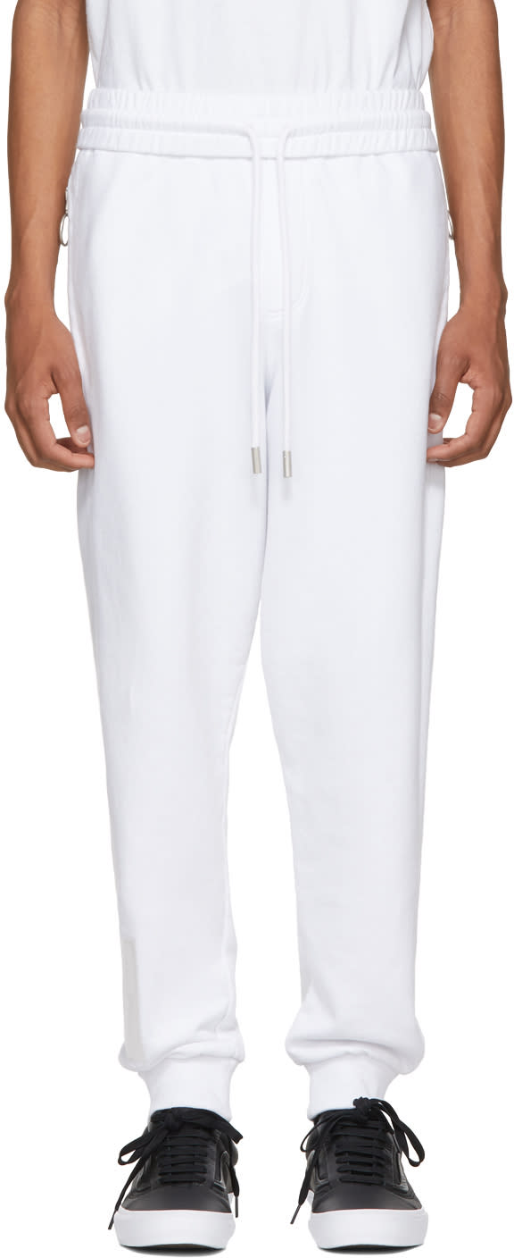Off-white White Firetape Sweatpants