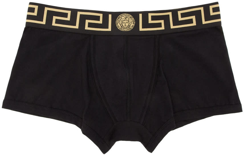 Versace Underwear Black Low-rise Medusa Boxer Briefs
