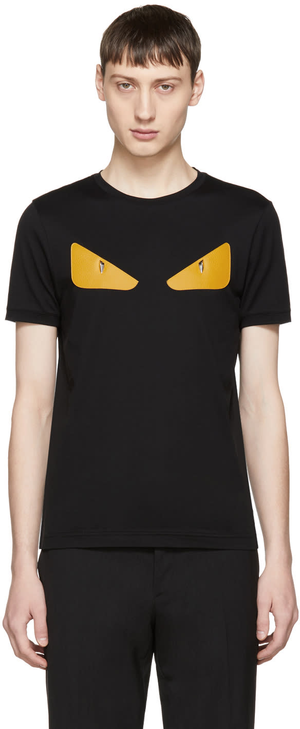 black and yellow fendi shirt