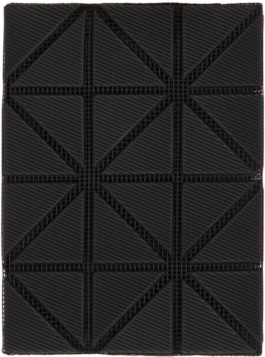 Bao Bao Issey Miyake Black Bifold Card Holder