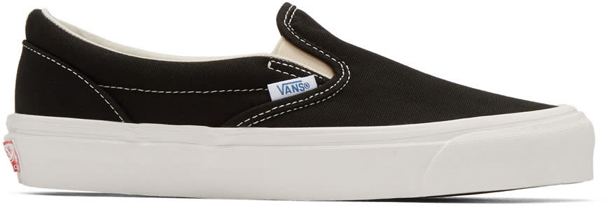 vans canvas slip on