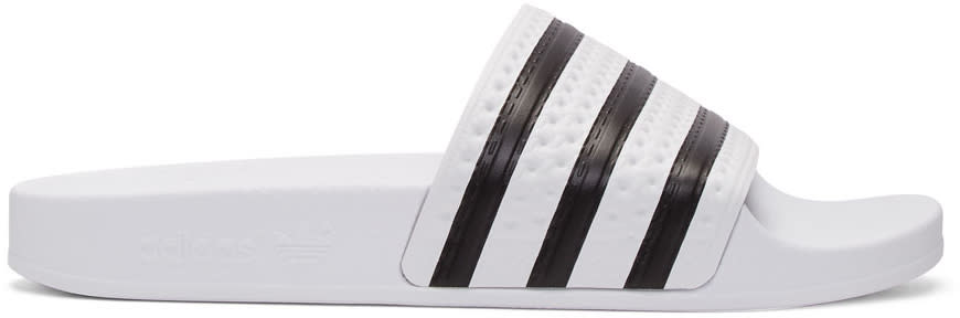 adidas adilette textured rubber slides