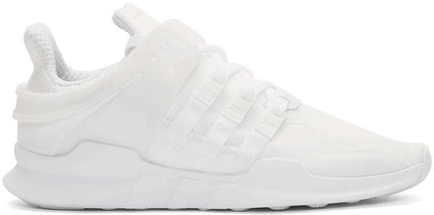 Adidas Originals White Eqt Support Adv Sneakers