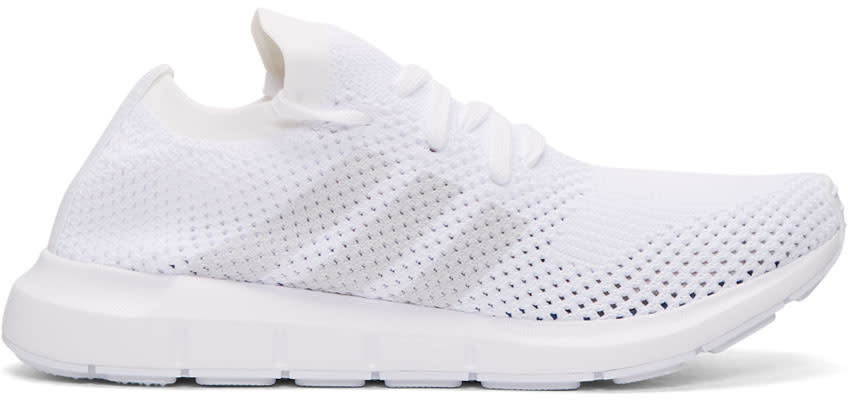 Adidas Originals White Swift Run Pk Sneakers