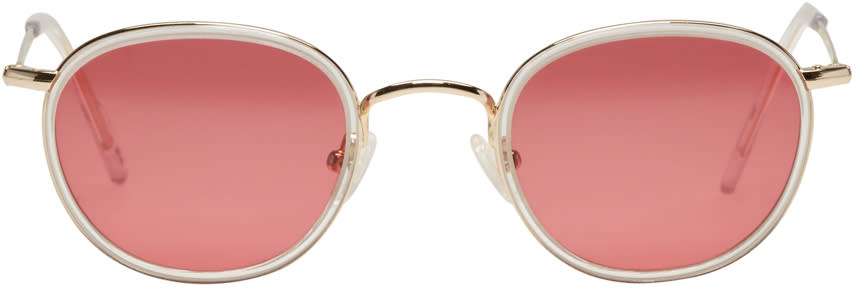 All In Gold and Red Japon Sunglasses