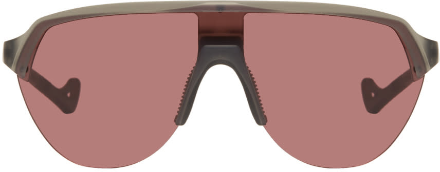 District Vision Black and Pink Nagata Speed Blade Sunglasses