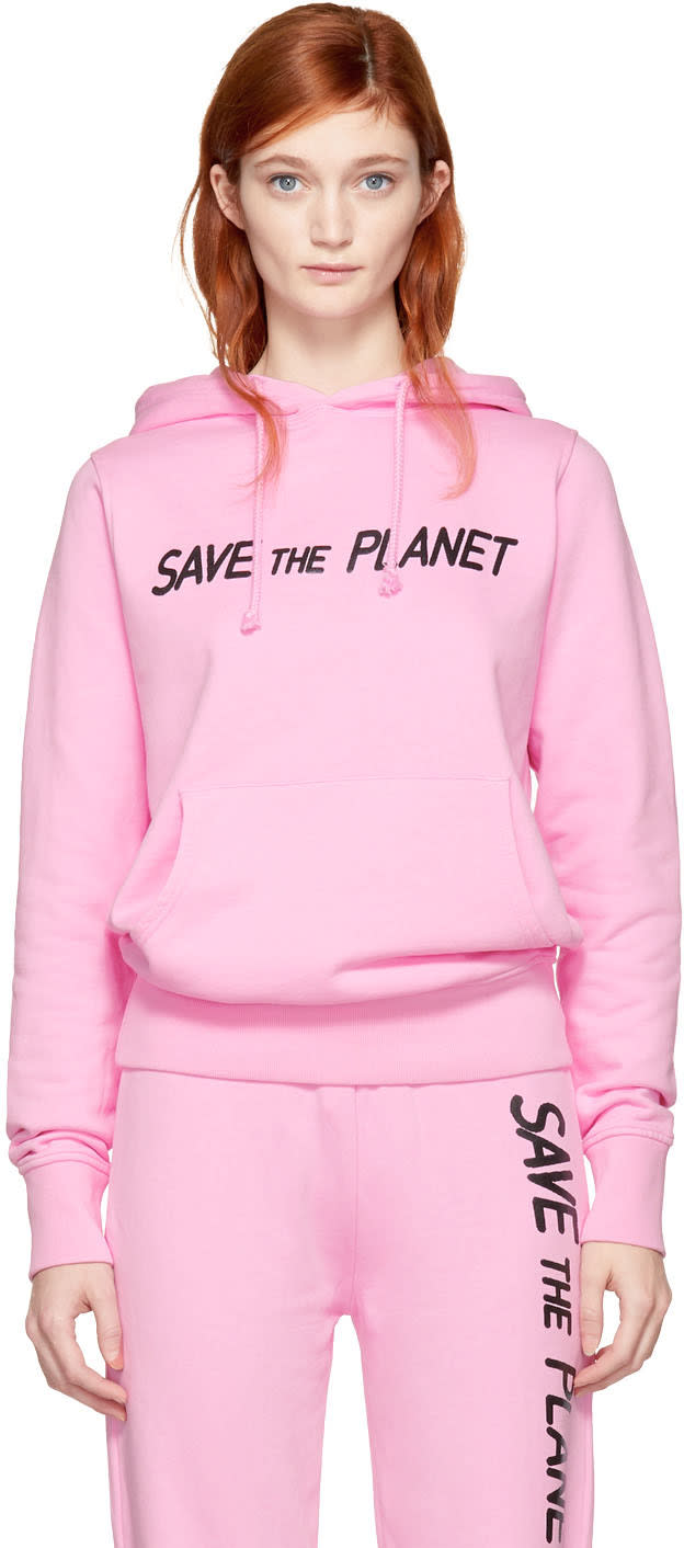 pink planet hoodie