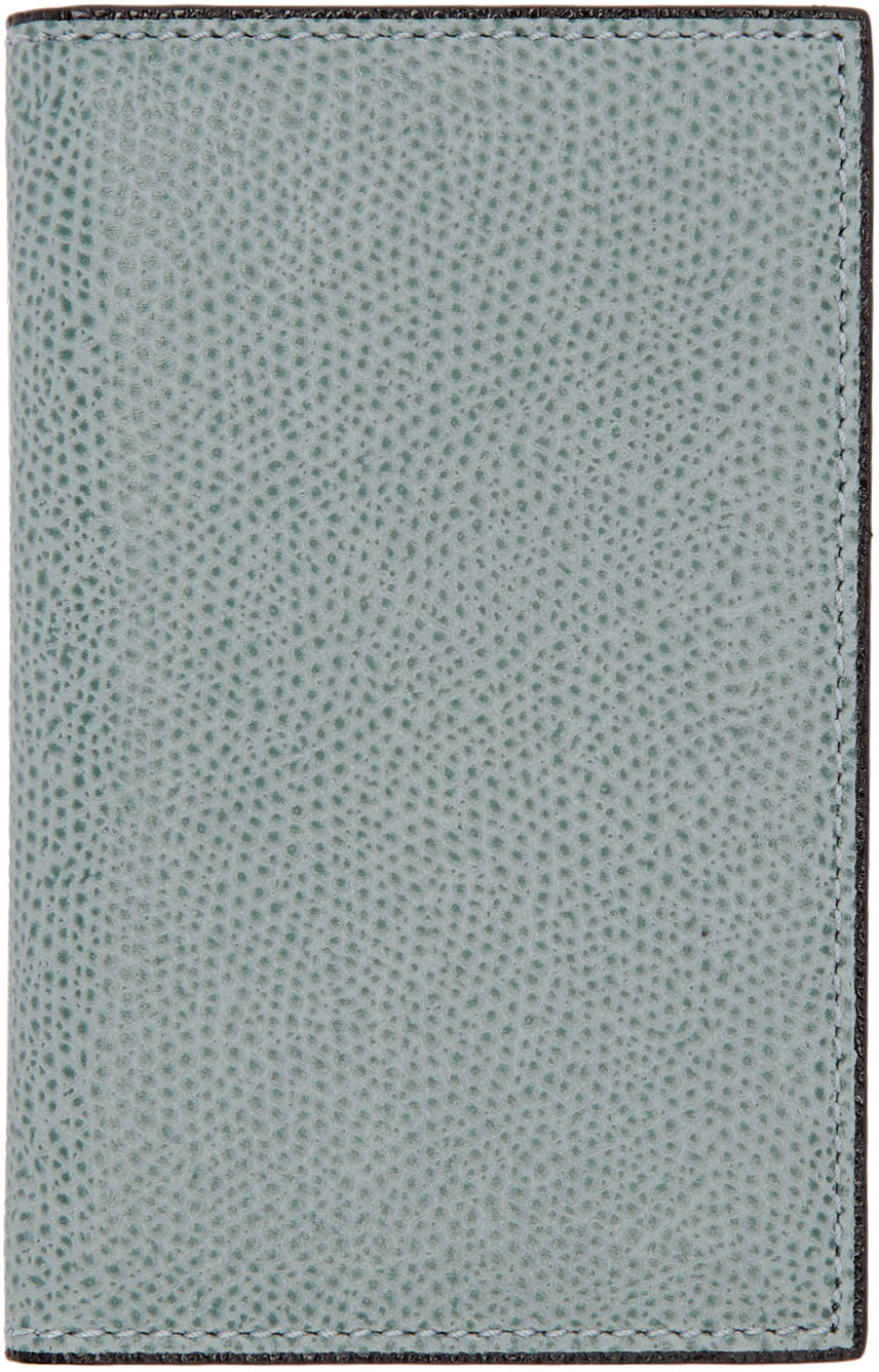 Valextra Blue Business Card Holder