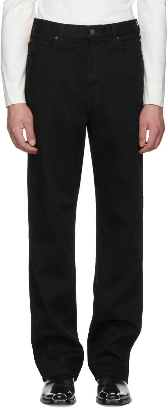 calvin klein 205w39nyc leather pants