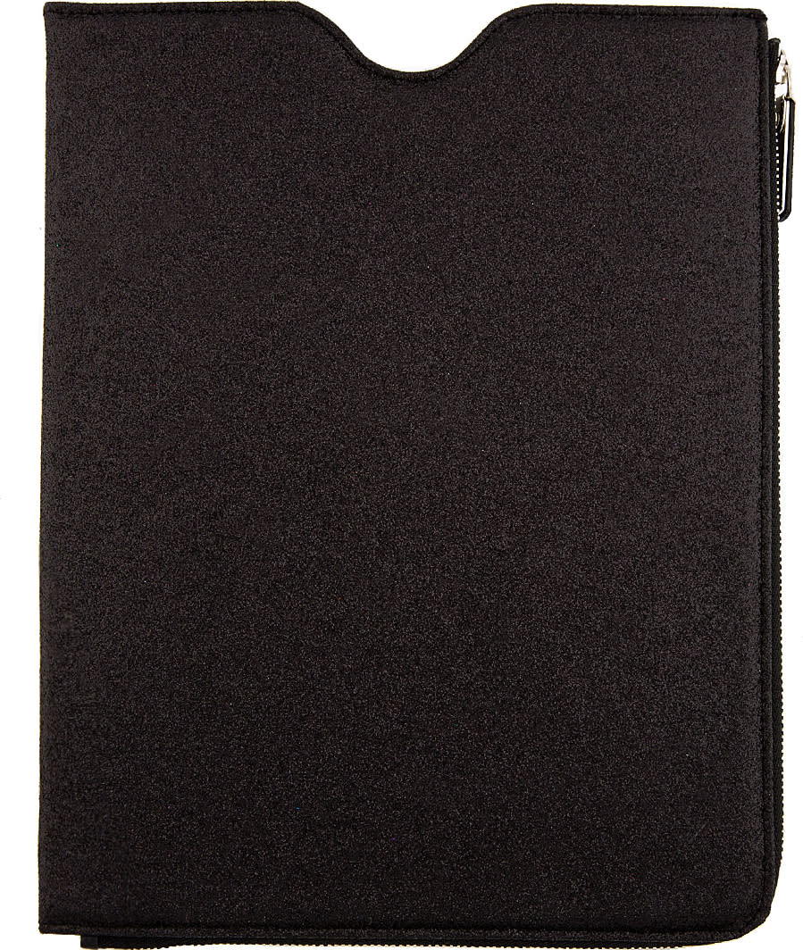 Maison Margiela Black Glitter Ipad Case