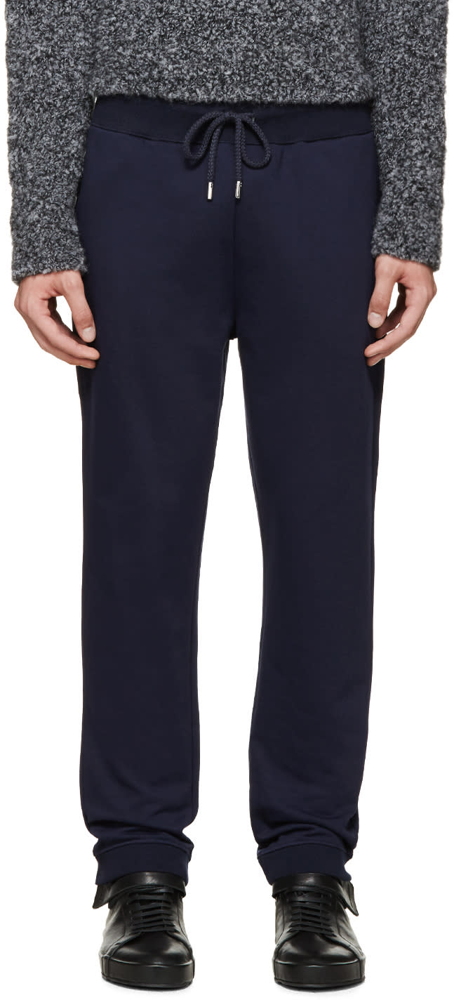 Christopher Kane Navy French Terry Lounge Pants
