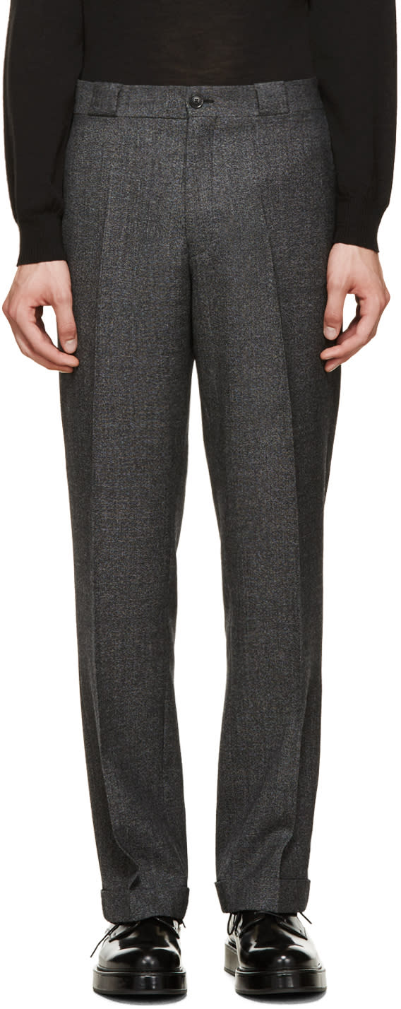 Paul Smith Grey Wool Suit Trousers