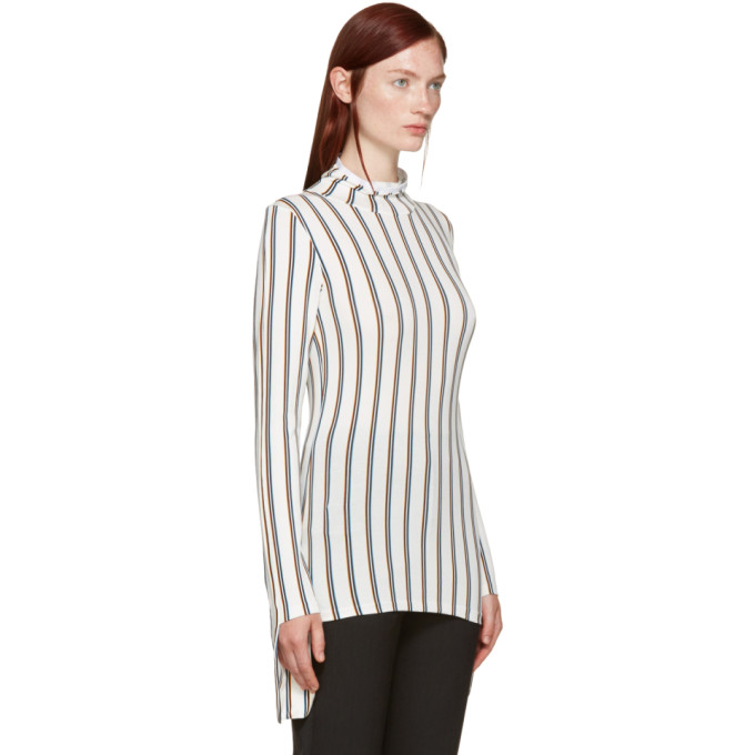 White Striped Turtleneck展示图