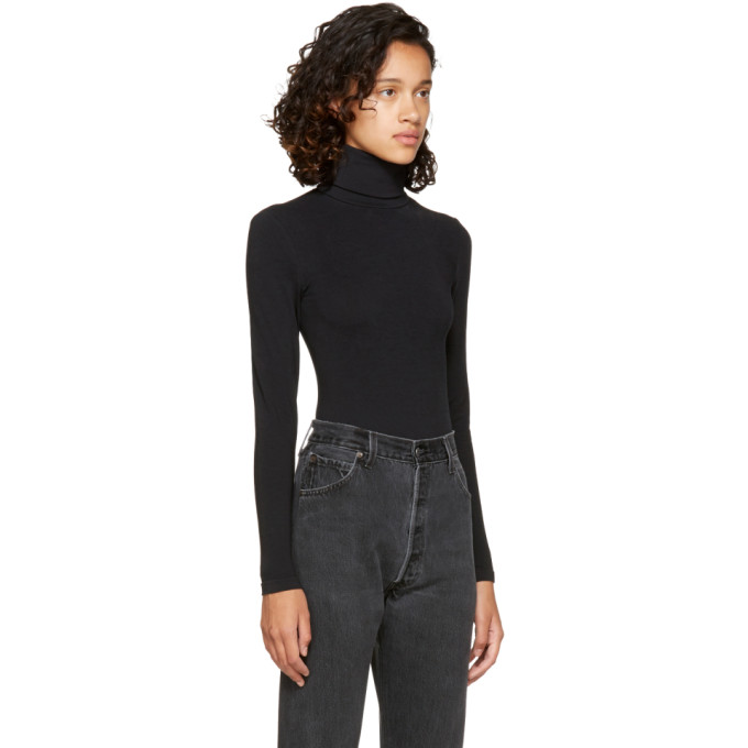 Black Colorado String Turtleneck Bodysuit展示图