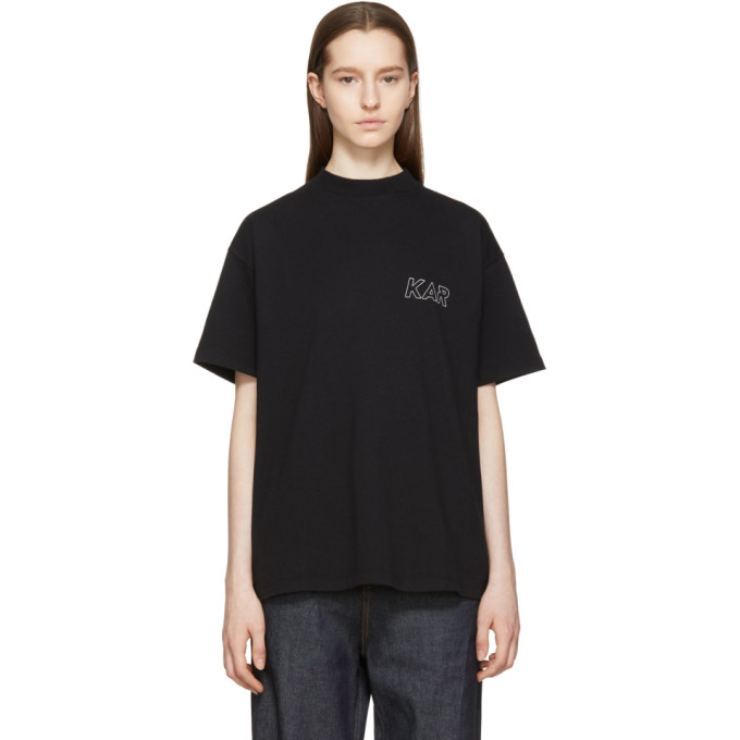 SSENSE Exclusive Black Ferrari T-Shirt展示图