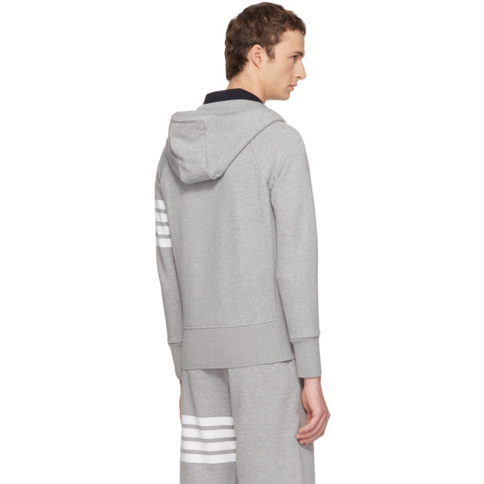 Grey Classic Full Zip Hoodie展示图