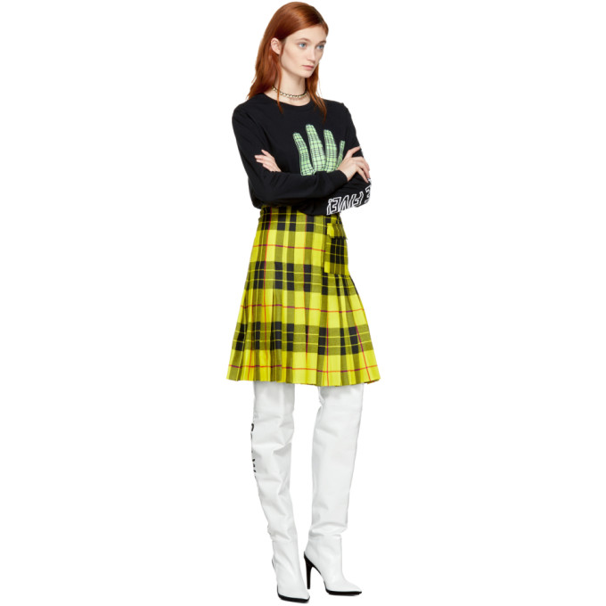 Yellow Wool Tartan Kilt Skirt展示图