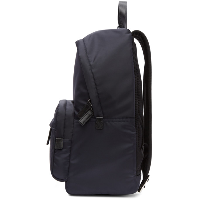 Navy Mountain Fabric Backpack展示图
