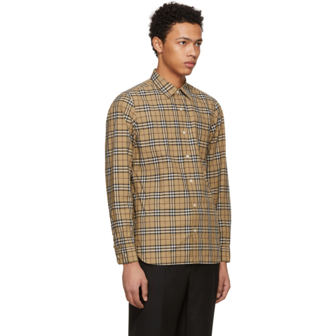 Beige Plaid Alexander Shirt展示图