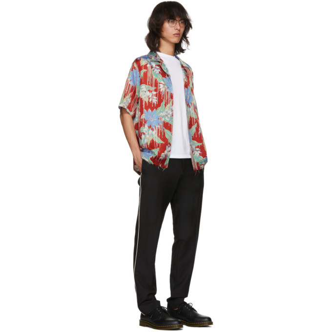 Red Aloha Open Collar Shirt展示图