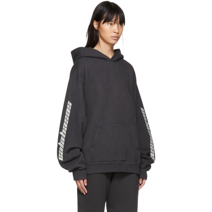 Black 'Calabasas' French Terry Hoodie展示图