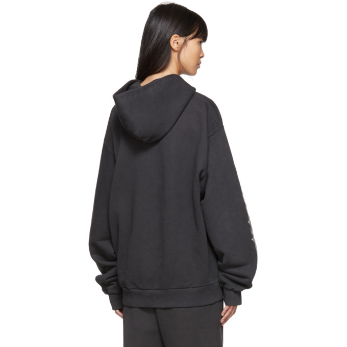 Black 'Calabasas' French Terry Hoodie展示图