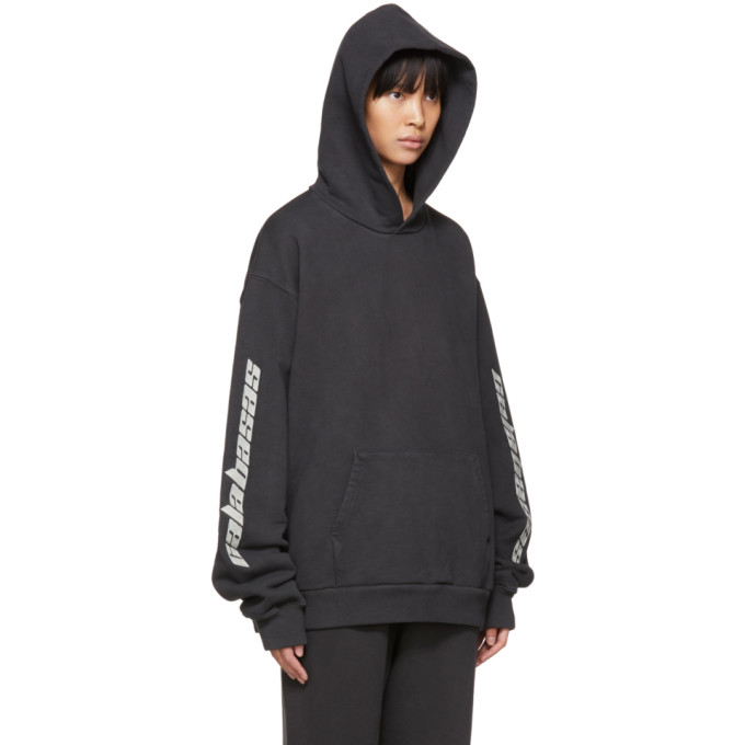 Black 'Calabasas' French Terry Hoodie展示图