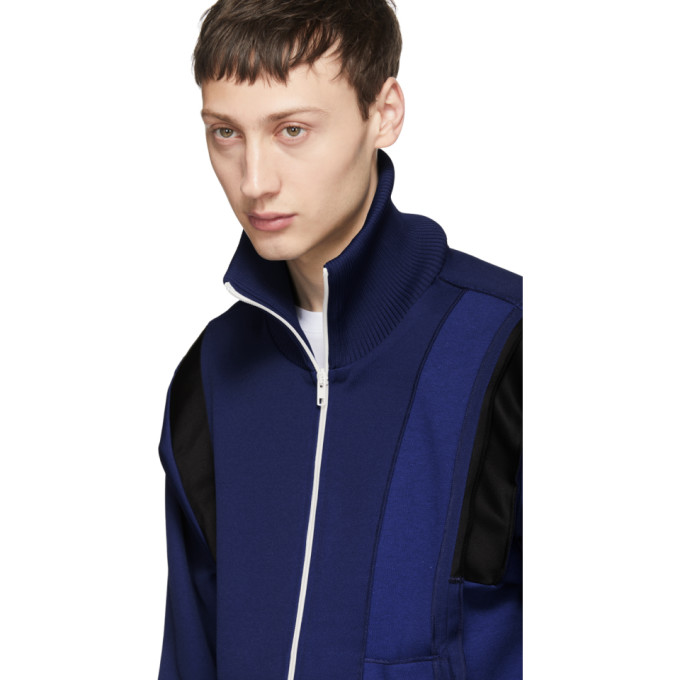 Blue Panelled Track Jacket展示图