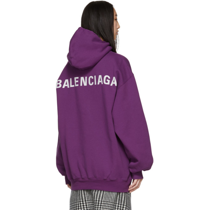 Purple Logo Back Hoodie展示图