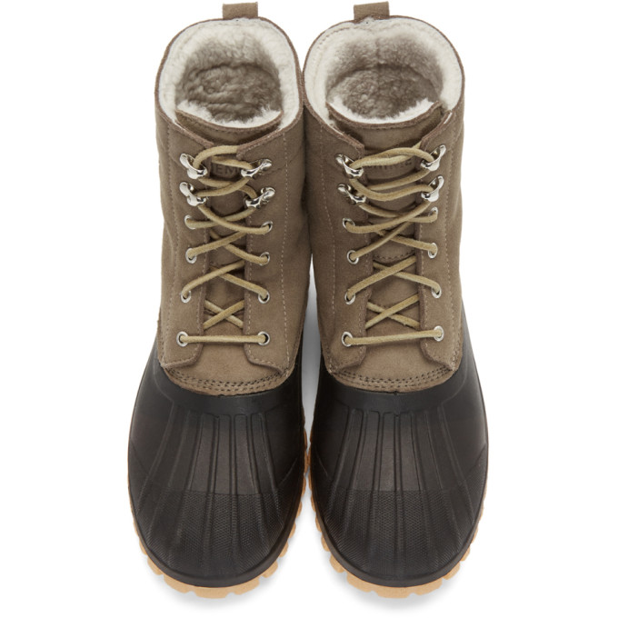 Beige Antara Lace-Up Boots展示图