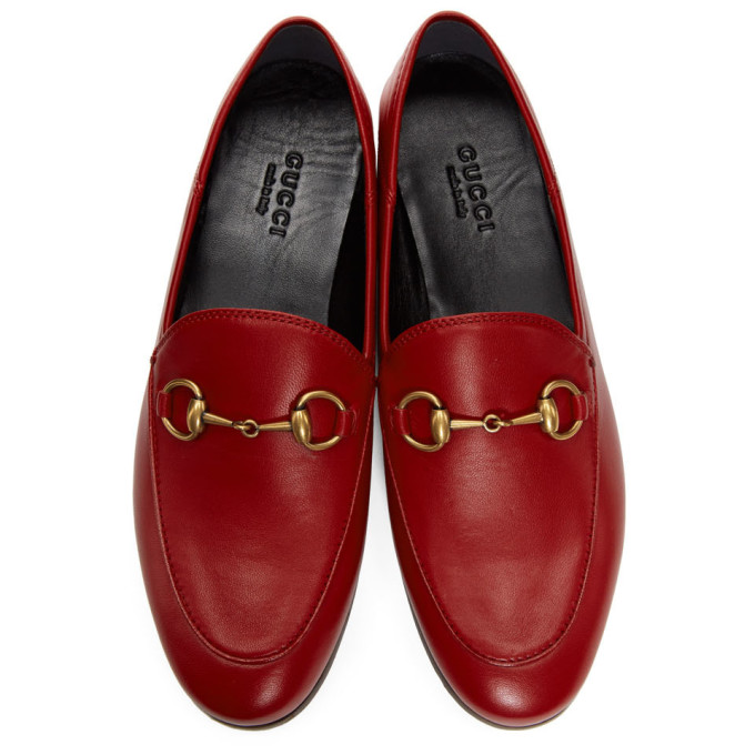 Red Brixton Crushback Loafers展示图