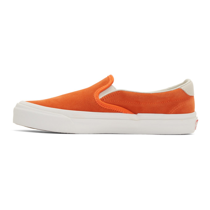 Orange Suede OG 59 LX Slip-On Sneakers展示图