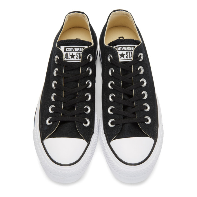 Black & White Chuck Taylor All Star Lift Sneakers展示图