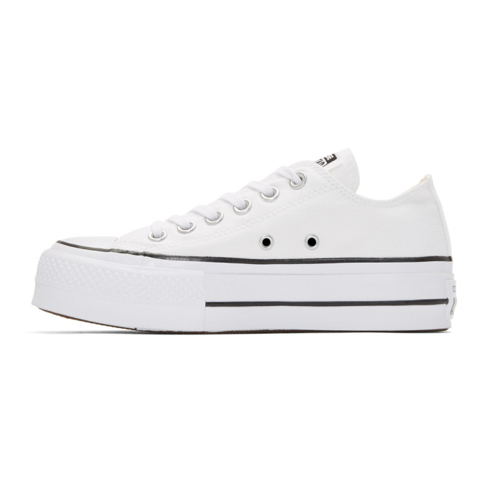 White & Black Chuck Taylor All Star Lift Sneakers展示图