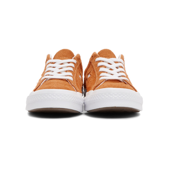 Orange Suede One Star Sneakers展示图