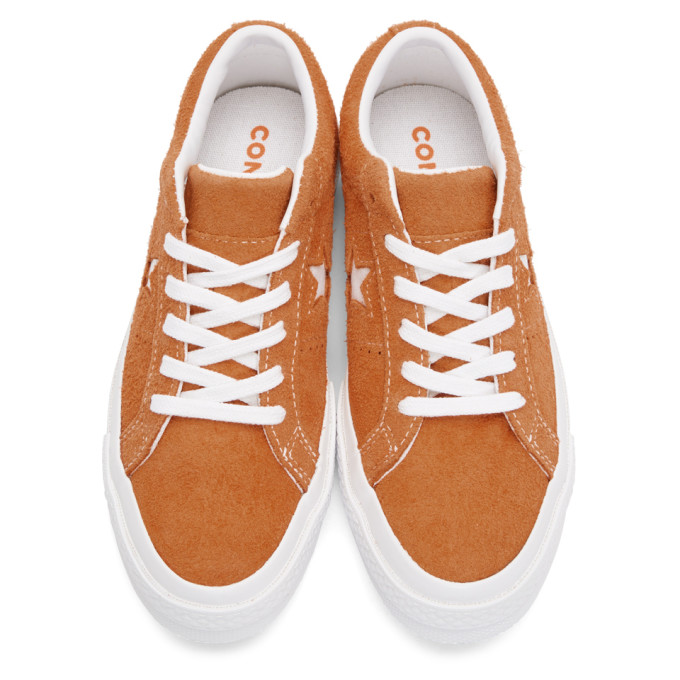 Orange Suede One Star Sneakers展示图