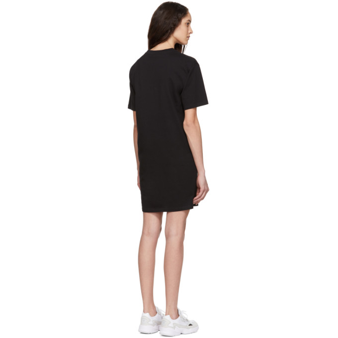 黑色“Surfer Motel” T 恤连衣裙展示图