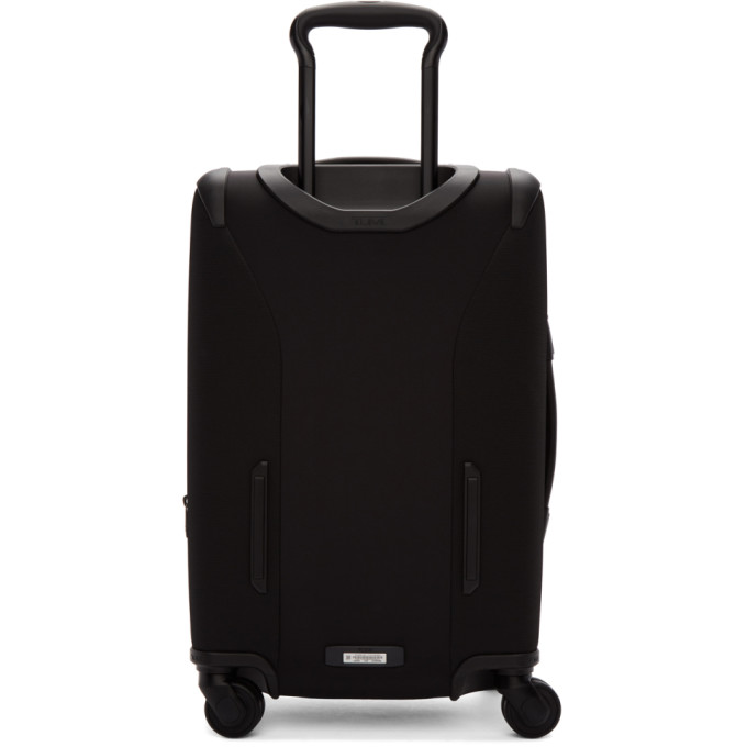 Black Merge International Expandable Carry-On Suitcase展示图