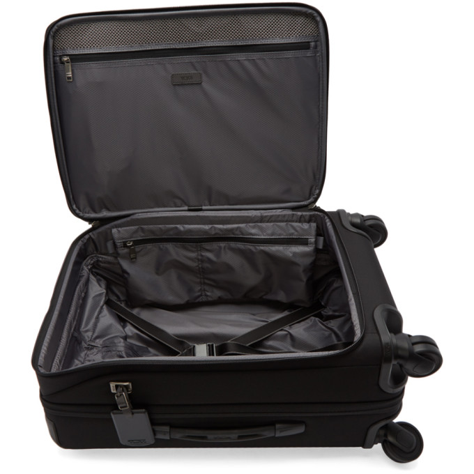 Black Merge International Expandable Carry-On Suitcase展示图