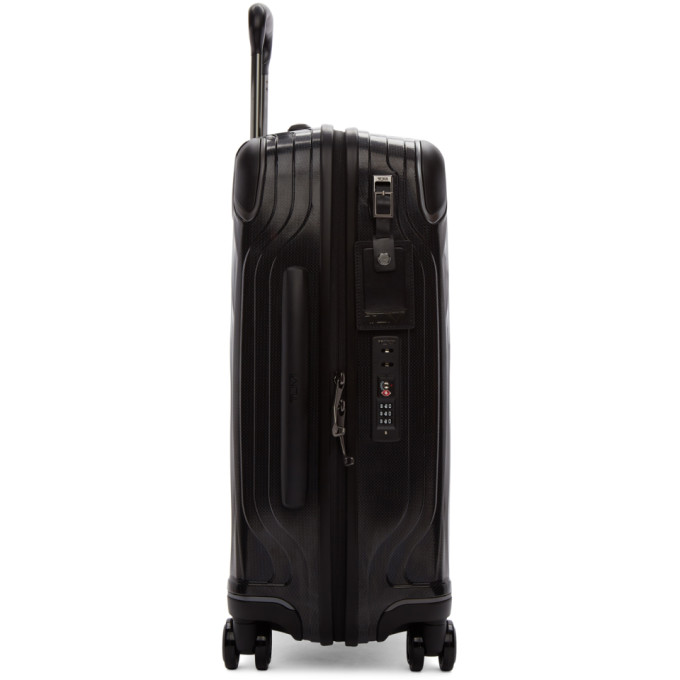 Black Latitude International Carry-On Suitcase展示图